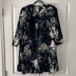 Wilfred Silk Trim Floral Shift Dress